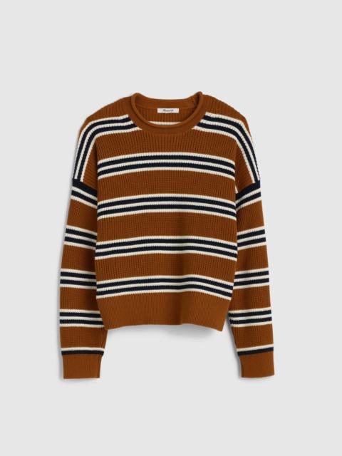 Madewell The Arden Crewneck Sweater in 100% Cotton