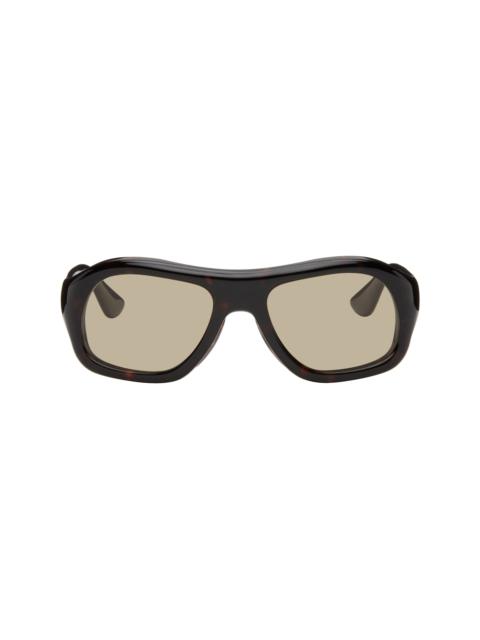 PORT TANGER Brown Gray Sunglasses