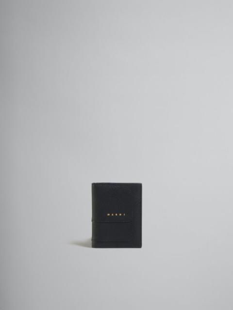 BLACK SAFFIANO LEATHER CARDHOLDER