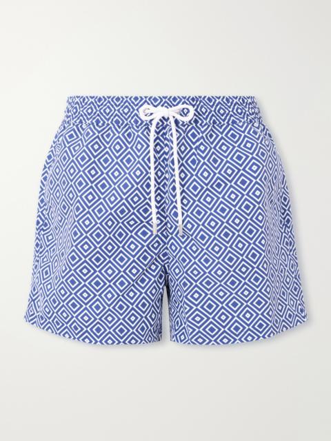 FRESCOBOL CARIOCA Rio Straight-Leg Mid-Length Recycled Swim Shorts
