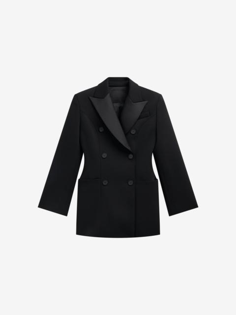 The Frankie Shop Dorotea Hourglass Smoking Blazer - Black
