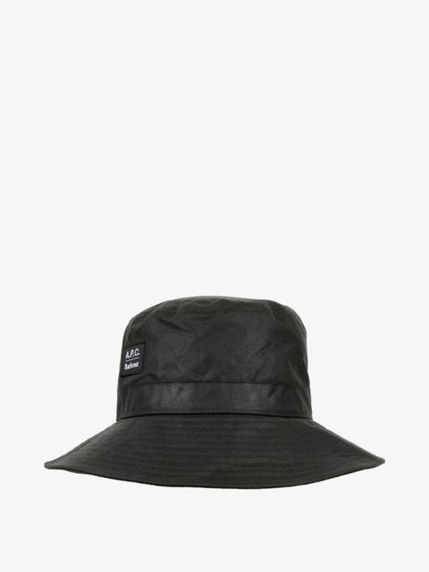A.P.C. WAX BUCKET HAT A.P.C X BARBOUR