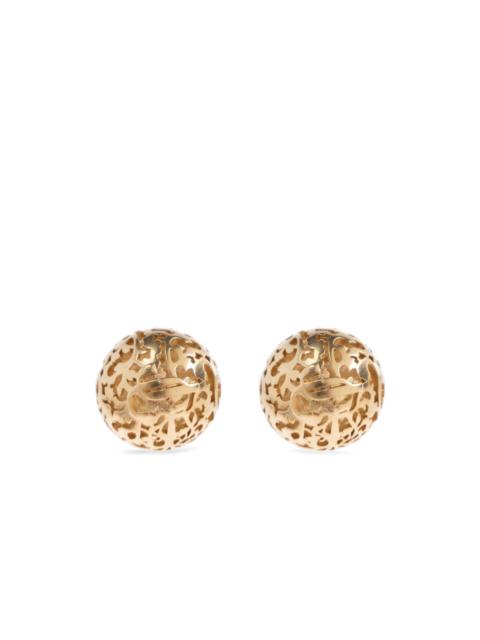 JIMMY CHOO sphere stud earrings