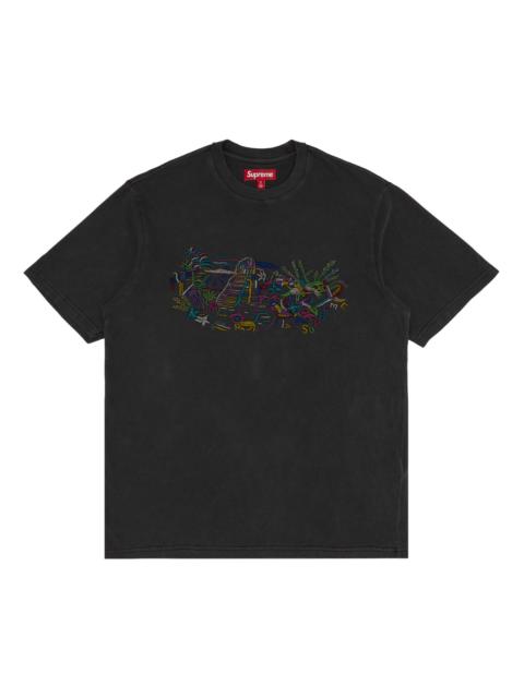 Supreme Supreme Machu Picchu Short-Sleeve Top 'Black'