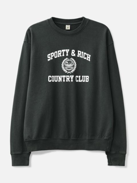 Sporty & Rich VARSITY CREST CREWNECK
