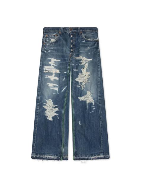 *Better With Age SMOKED DOUBLE-WIDE DENIM - INDIGO