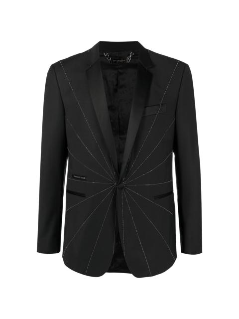 embellished tailored blazer