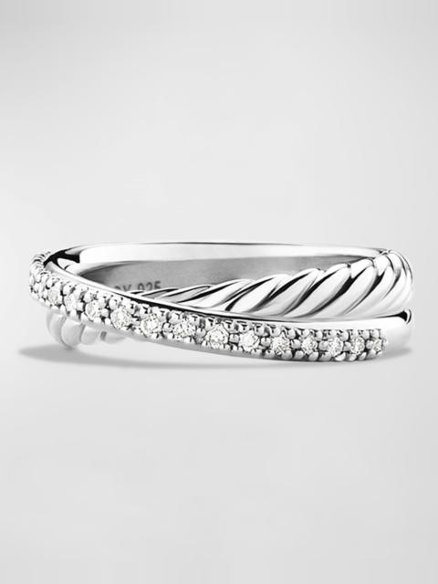 DAVID YURMAN Crossover Ring with Diamonds