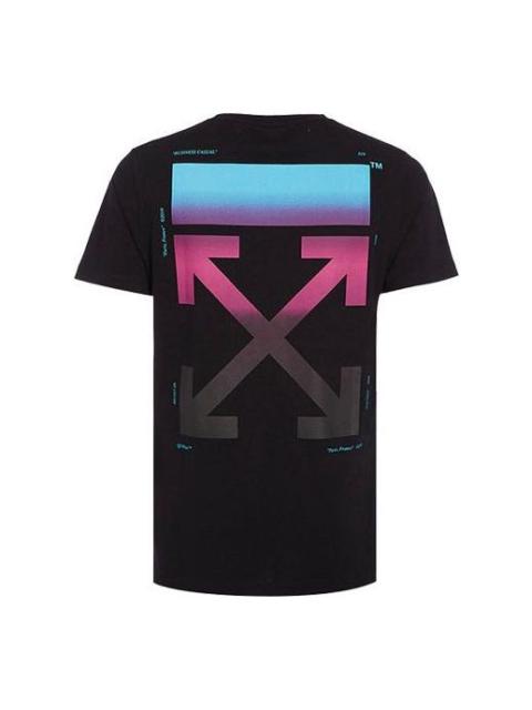 Off-White Off-White Mens Gradient Arrows Short Sleeve OMAA038F181850051088
