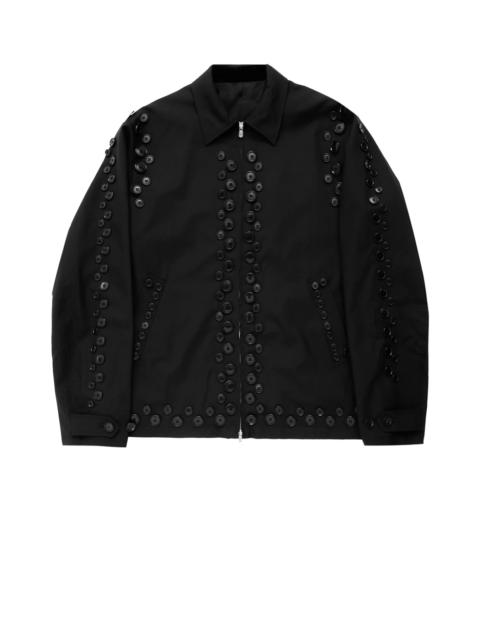 TAKAHIROMIYASHITA TheSoloist. TAKAHIROMIYASHITA TheSoloist. Zip Up Brit Jacket (Black Buttons) Black