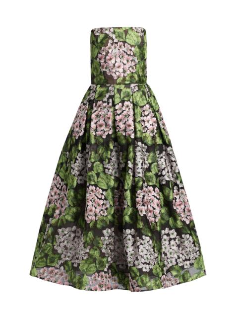BRONX BANCO Women's Kate Floral Embroidered Corset Midi-Dress - Multi