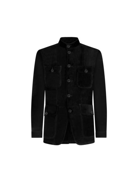 TOM FORD CASHMERE SUEDE MILITARY JACKET
