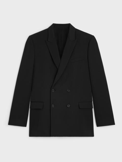 CELINE dean jacket IN wool gabardine