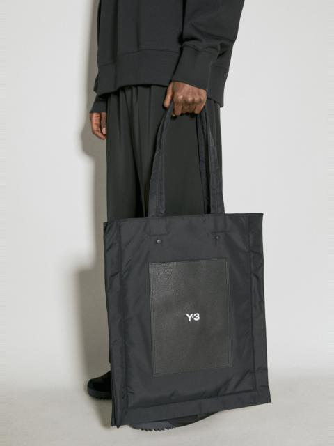 Logo Print Lux Tote Bag