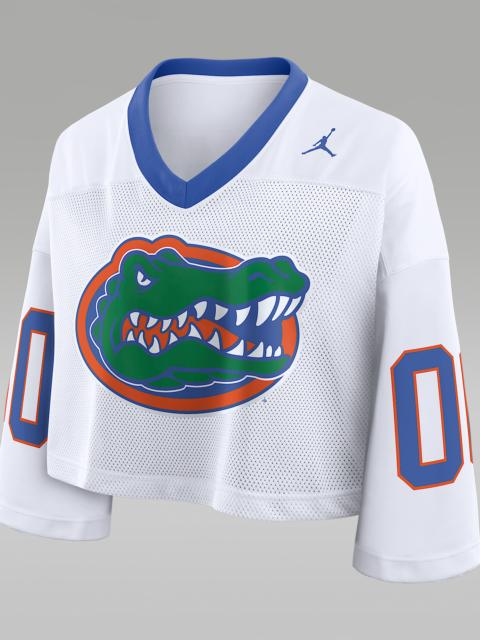 Jordan Florida Logo Women's Jordan Brand Dri-FIT College Cropped Jersey