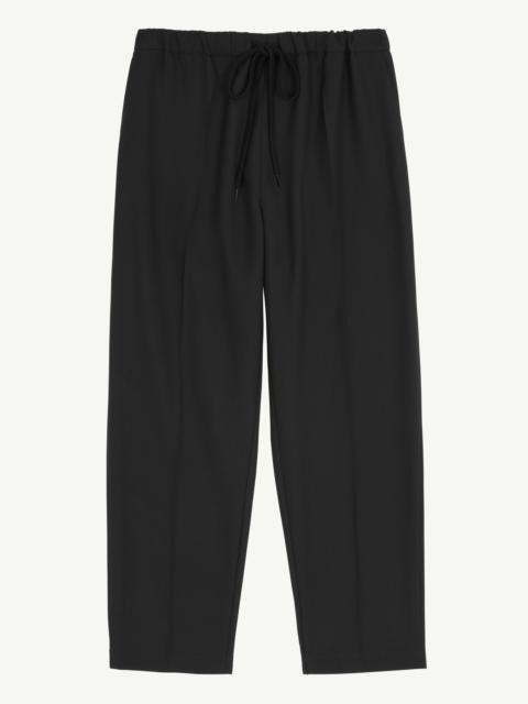 Tapered Leg Tailoring Wool Trousers