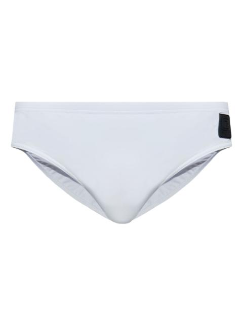 Balmain logo-appliqué swim briefs
