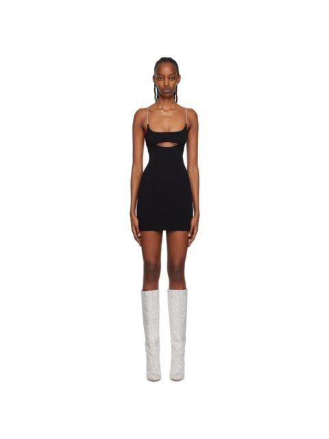 GCDS Black Bling Minidress