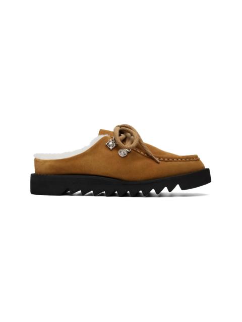 TOGA VIRILIS Khaki AJ1527 Slip-on Loafers