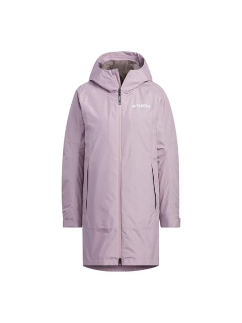 adidas (WMNS) adidas Terrex 3-In-1 Rain.Rdy Super Inner Jacket 'Pink Brown' IP0728
