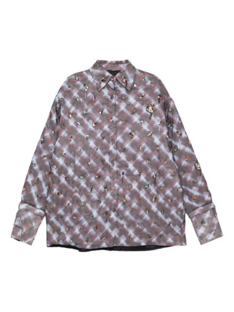 Dries Van Noten Cartan Emb 2111 W.W. Shirt Bur