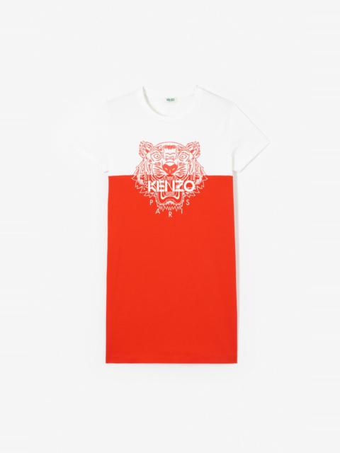 KENZO Colorblock Tiger' t-shirt dress