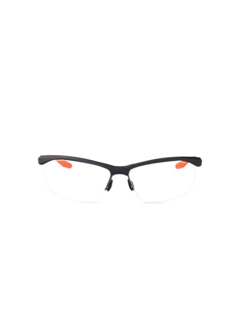 Nike 7401 shield-frame glasses