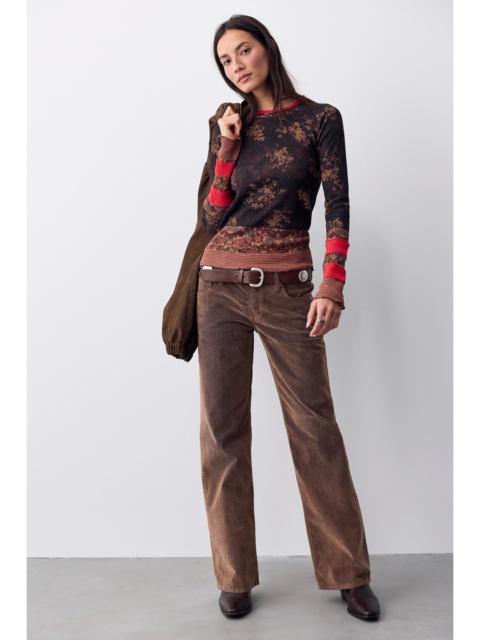 FREE PEOPLE Easy Does It Printed Top