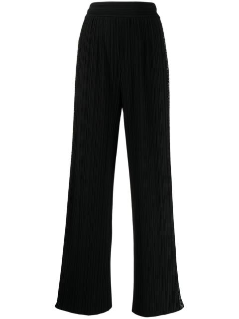 GIORGIO ARMANI high-waisted pleated trousers