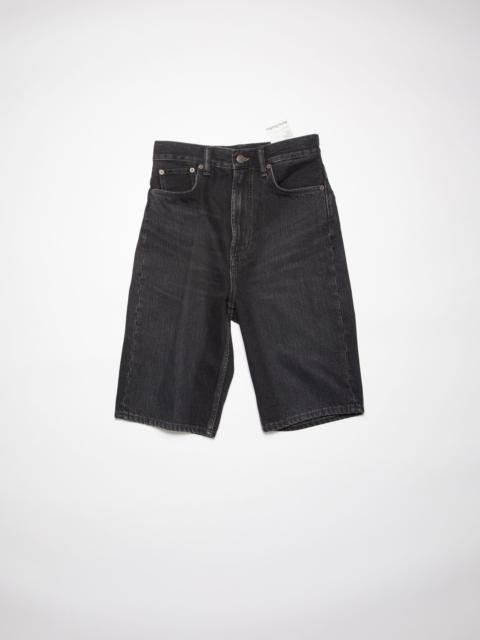 Acne Studios Organic denim shorts - Black