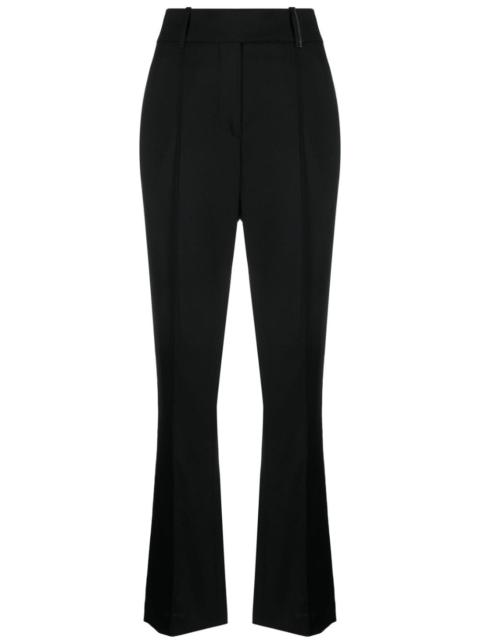 Brunello Cucinelli Monili-embellished bootcut trousers
