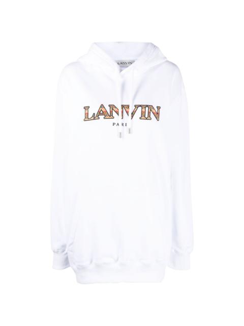 Lanvin logo-embroidered hoodie