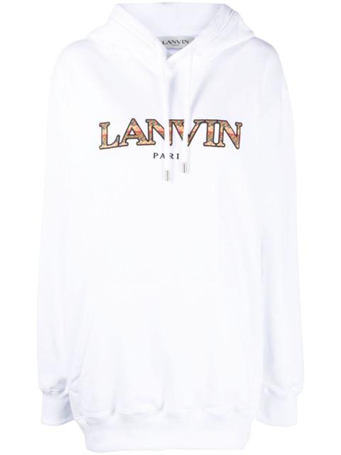 Lanvin logo-embroidered hoodie