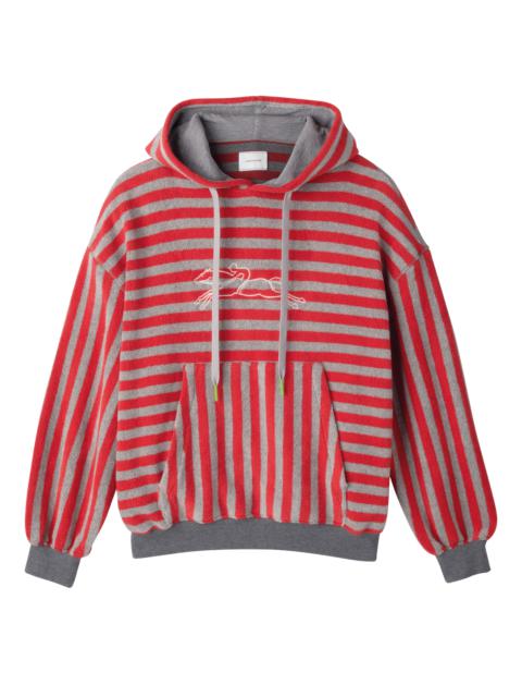 Longchamp Hoodie Grey/Red - Fleece