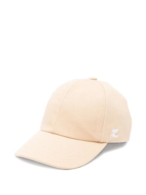 courrèges "Signature" Cotton Cap