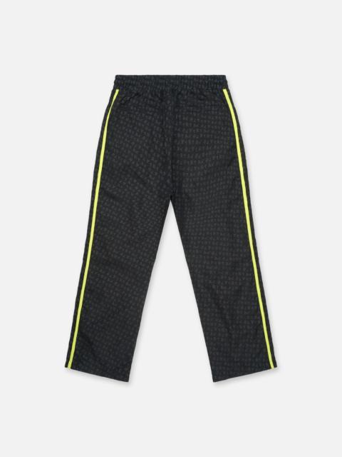 RTA HARVEY TRACK PANT | BLACK ALL OVER LOGO