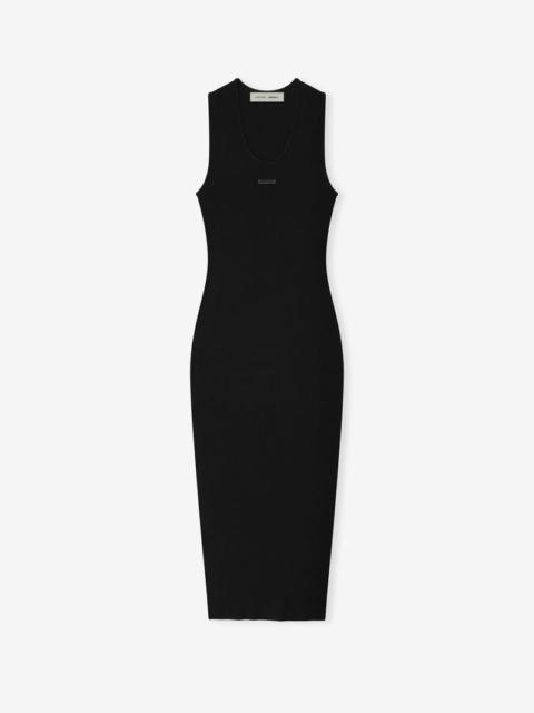 ESSENTIALS Womens Rib Tank Dress