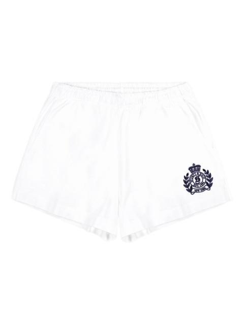 Sporty & Rich H&W embroidered shorts