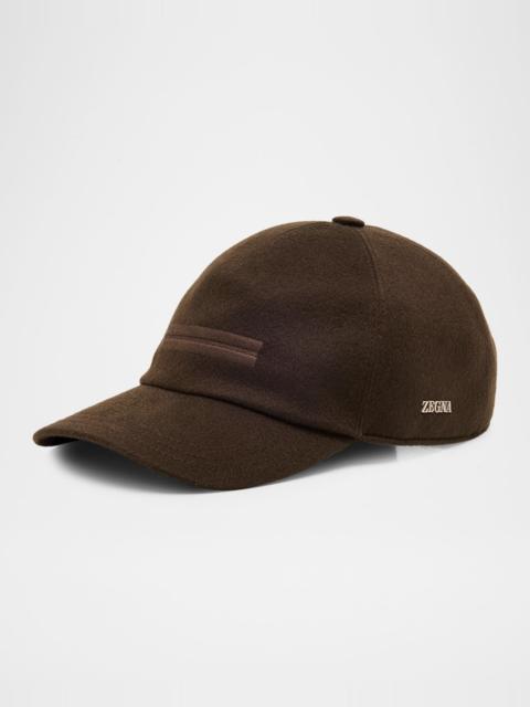 ZEGNA Men's Oasi Cashmere Baseball Cap