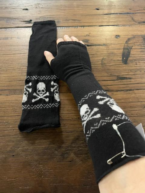 mastermind JAPAN mastermind Japan Sample Black Ethnic Skull Cashmere Nylon Gloves