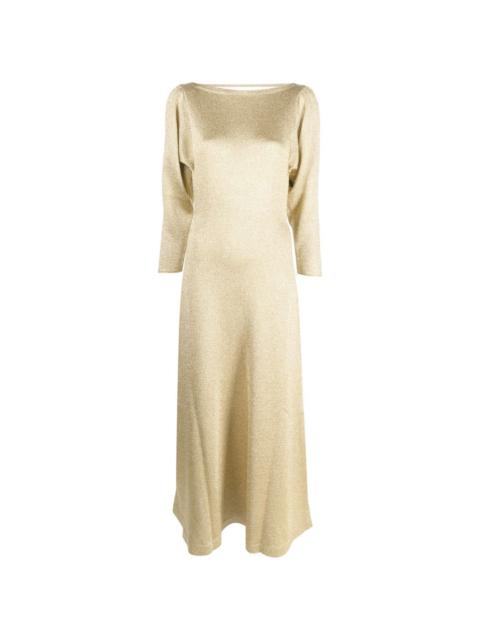 GUCCI lamé effect knitted dress