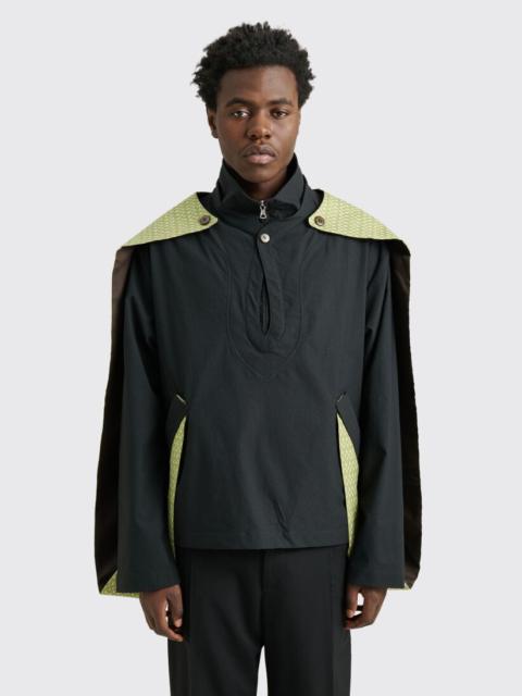 Kiko Kostadinov KIKO KOSTADINOV JANISSAR JACKET JET BLACK / GREEN SAND