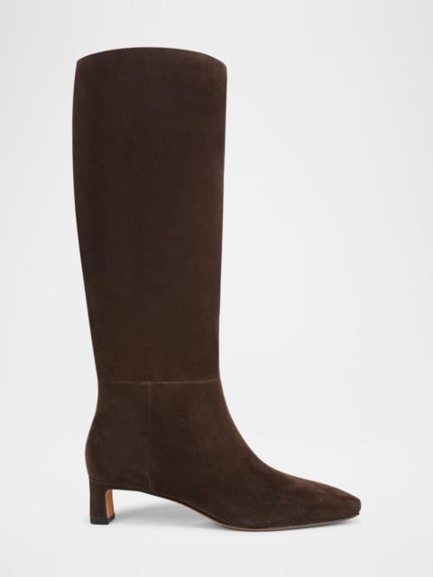 Vince Harlan Suede Knee-High Boots