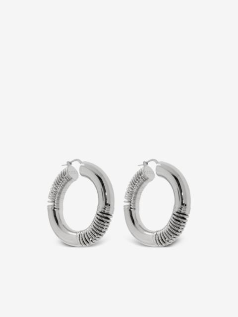 Marni ridged hoop earrings