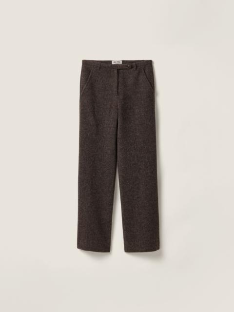 Miu Miu Light Shetland wool pants