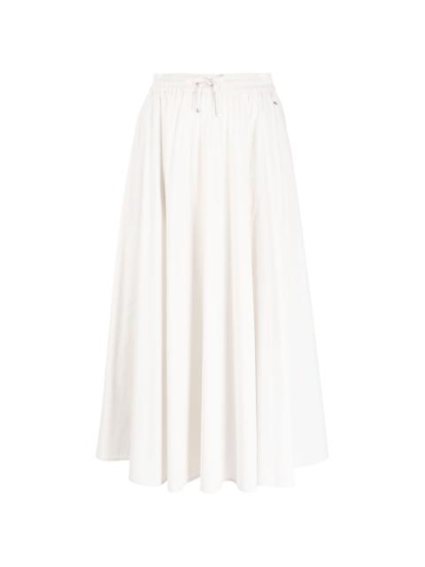 Herno drawstring-waist maxi skirt
