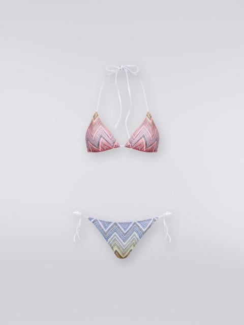 Missoni Triangle bikini in zigzag fabric