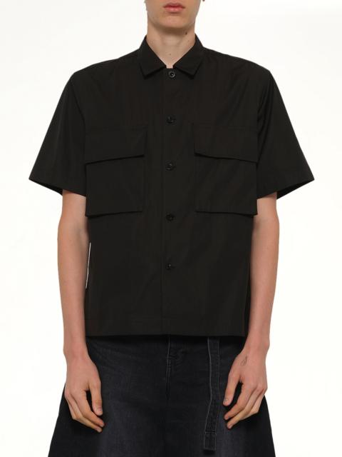 sacai Poplin Shirt in Black