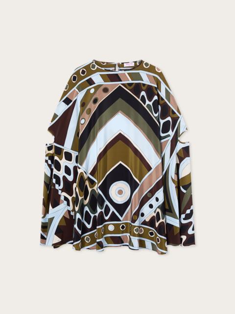 PUCCI VIVARA PRINT SILK KAFTAN