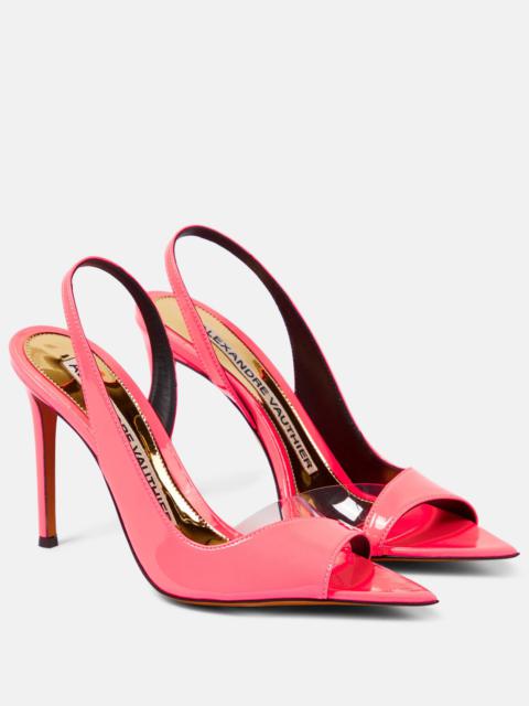 ALEXANDRE VAUTHIER Patent leather and PVC sandals